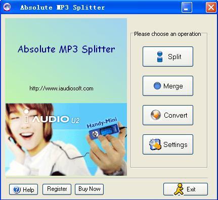 Absolute MP3 Splitter Screenshot